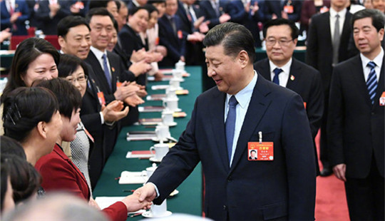 習近平向全國各族各界婦女，致以節(jié)日的祝賀和美好的祝福