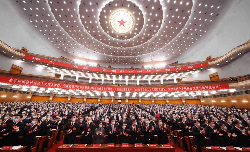 10月22日，中國共產(chǎn)黨第二十次全國代表大會閉幕會在北京人民大會堂舉行。