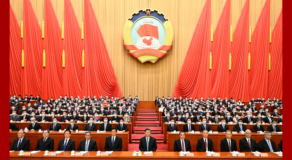 3月4日，中國(guó)人民政治協(xié)商會(huì)議第十四屆全國(guó)委員會(huì)第一次會(huì)議在北京人民大會(huì)堂開(kāi)幕。