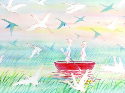 繪本《游河》過程草圖。受訪者供圖