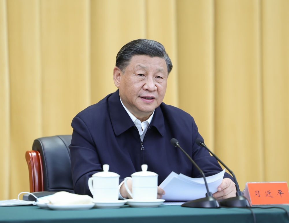 2023年6月2日，習(xí)近平在北京出席文化傳承發(fā)展座談會并發(fā)表重要講話。新華社記者 鞠鵬 攝