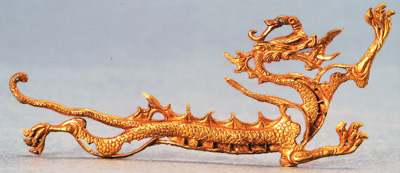 唐代金龍。 　　上海博物館供圖