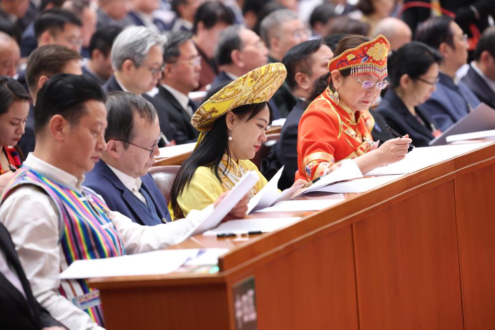 3月4日，中國(guó)人民政治協(xié)商會(huì)議第十四屆全國(guó)委員會(huì)第二次會(huì)議在北京人民大會(huì)堂開幕。新華社記者 龐興雷 攝
