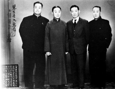 京劇“四大名旦”合影（左起：程硯秋、尚小云、梅蘭芳、荀慧生） 資料圖片