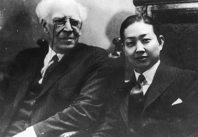 圖為梅蘭芳與斯坦尼斯拉夫斯基合影。本報記者 韓業(yè)庭攝/光明圖片