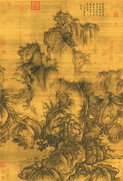 　早春圖（中國(guó)畫） 宋 　　郭 熙作