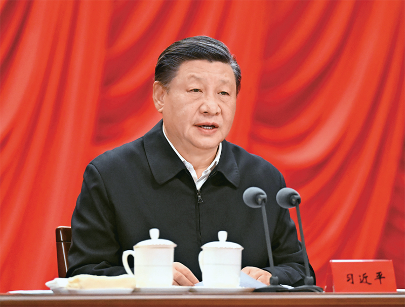 2023年2月7日，新進(jìn)中央委員會(huì)的委員、候補(bǔ)委員和省部級主要領(lǐng)導(dǎo)干部學(xué)習(xí)貫徹習(xí)近平新時(shí)代中國特色社會(huì)主義思想和黨的二十大精神研討班在中央黨校（國家行政學(xué)院）開班。中共中央總書記、國家主席、中央軍委主席習(xí)近平在開班式上發(fā)表重要講話。 新華社記者 李學(xué)仁/攝