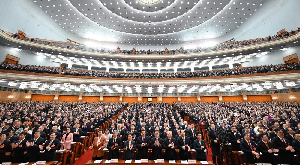 3月5日，十四屆全國人大三次會(huì)議開幕會(huì)在北京人民大會(huì)堂舉行