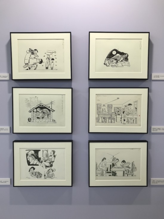 展廳現(xiàn)場(chǎng)，丁聰作品